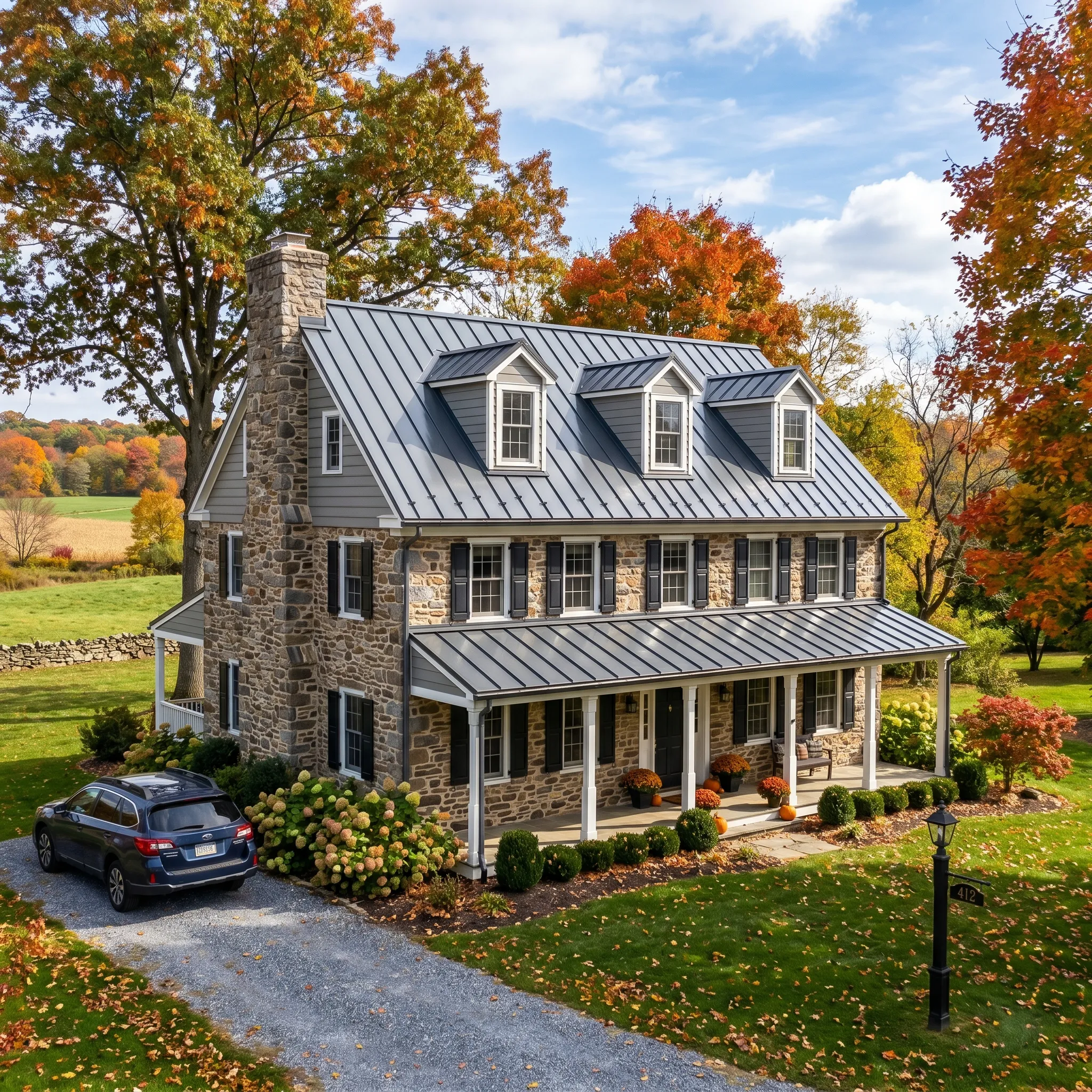 Metal roofing installation in West Chester PA