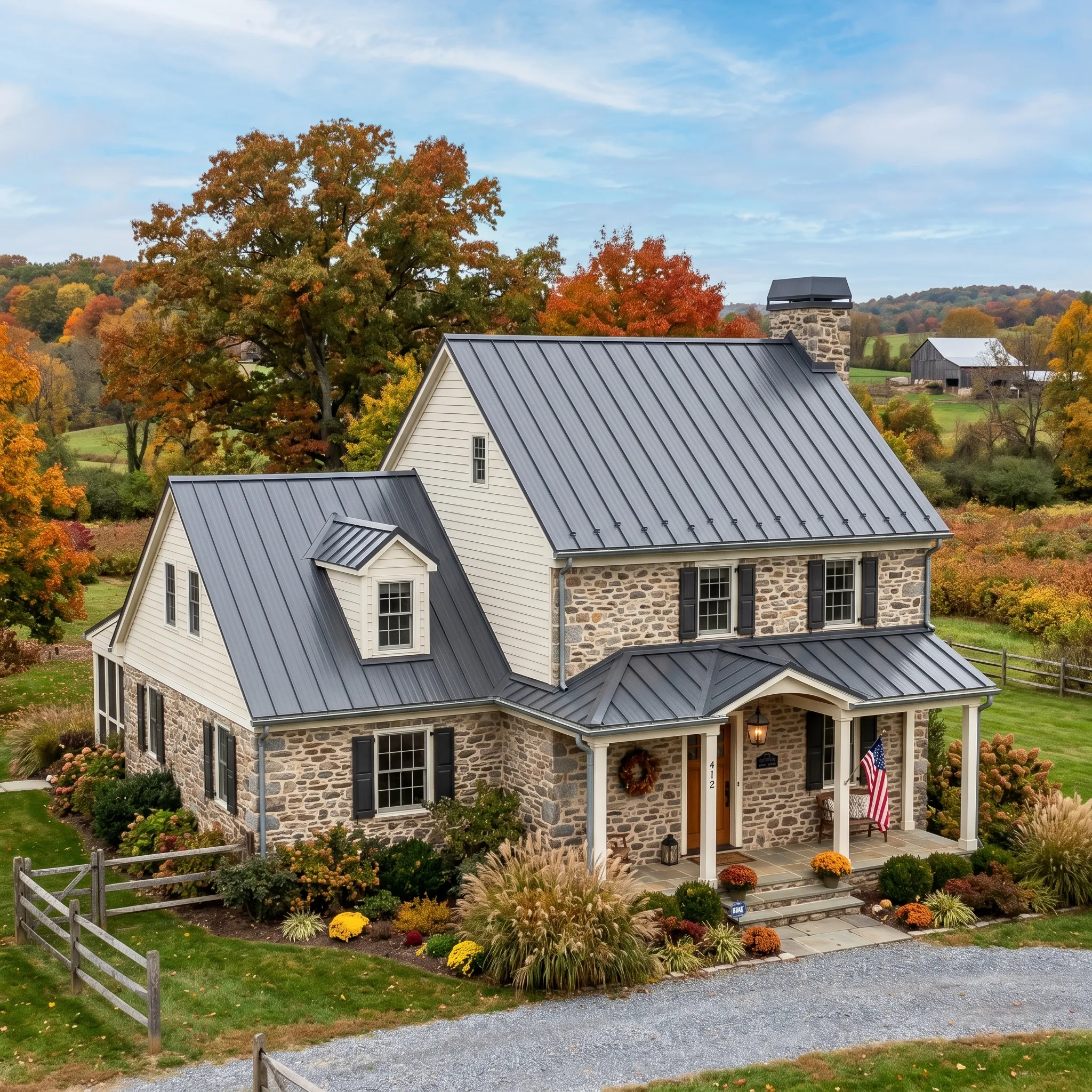 Steel metal roofs Pennsylvania